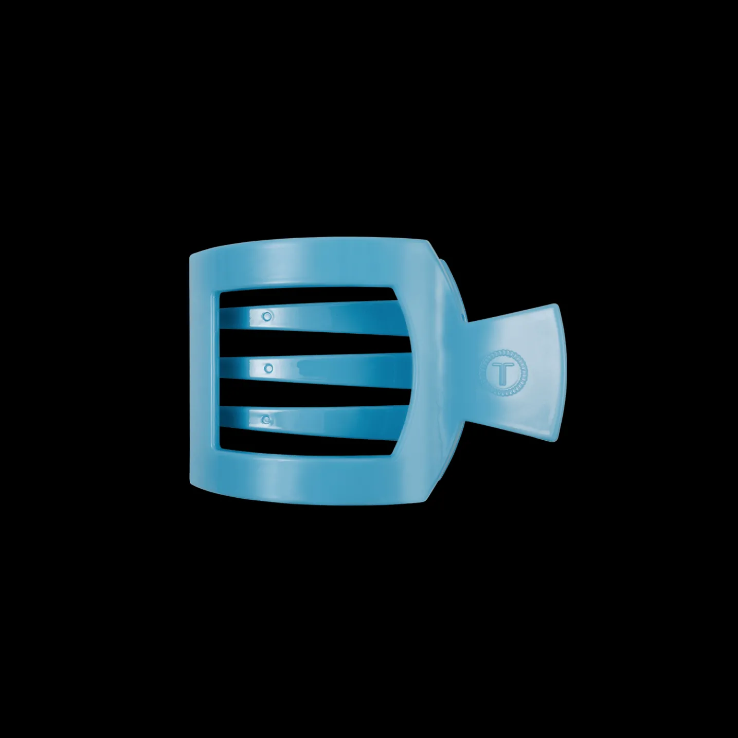 Summer Sky Small Flat Square Hair Clip