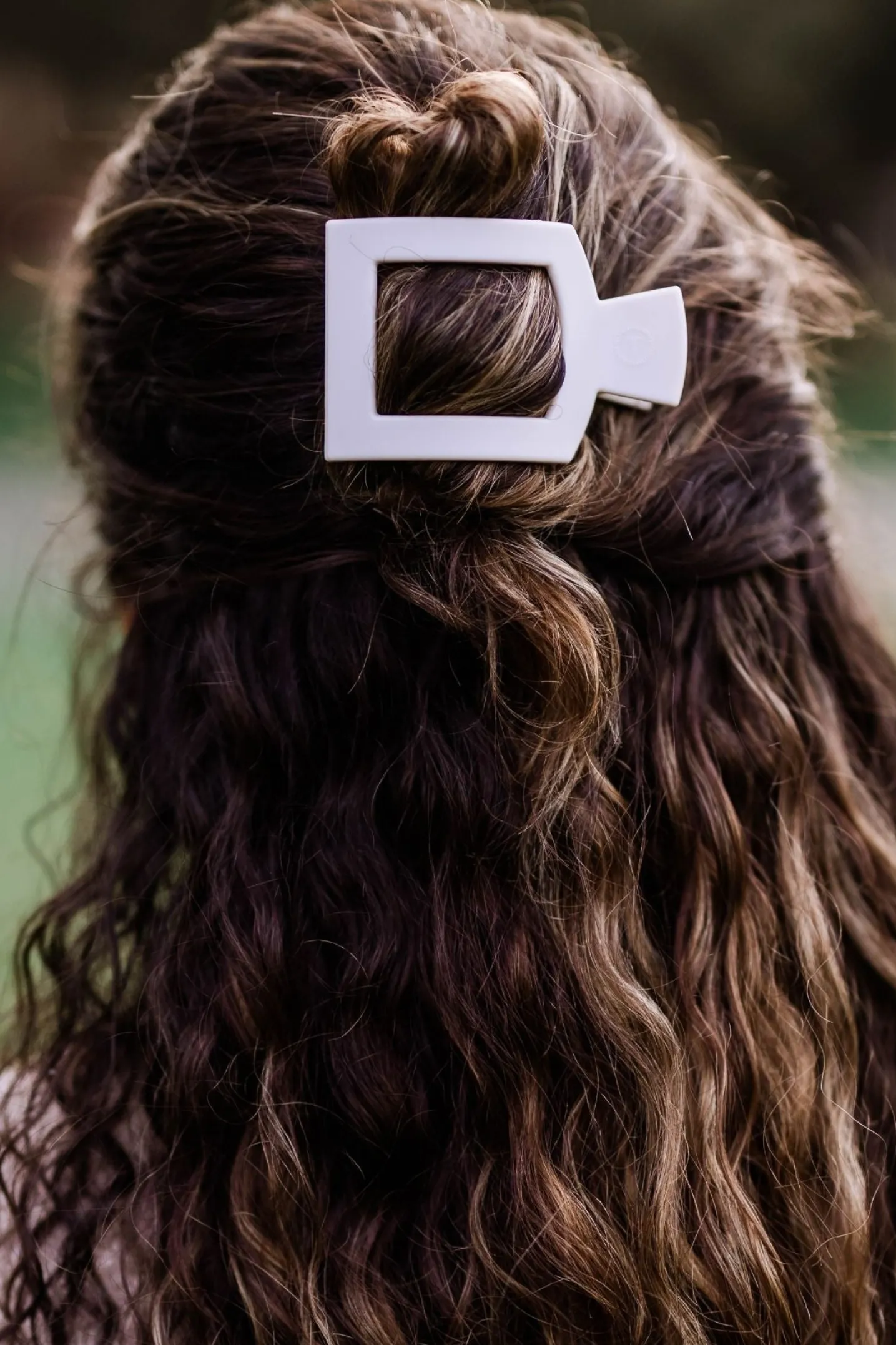 Toasted Small Flat Square Hair Clip