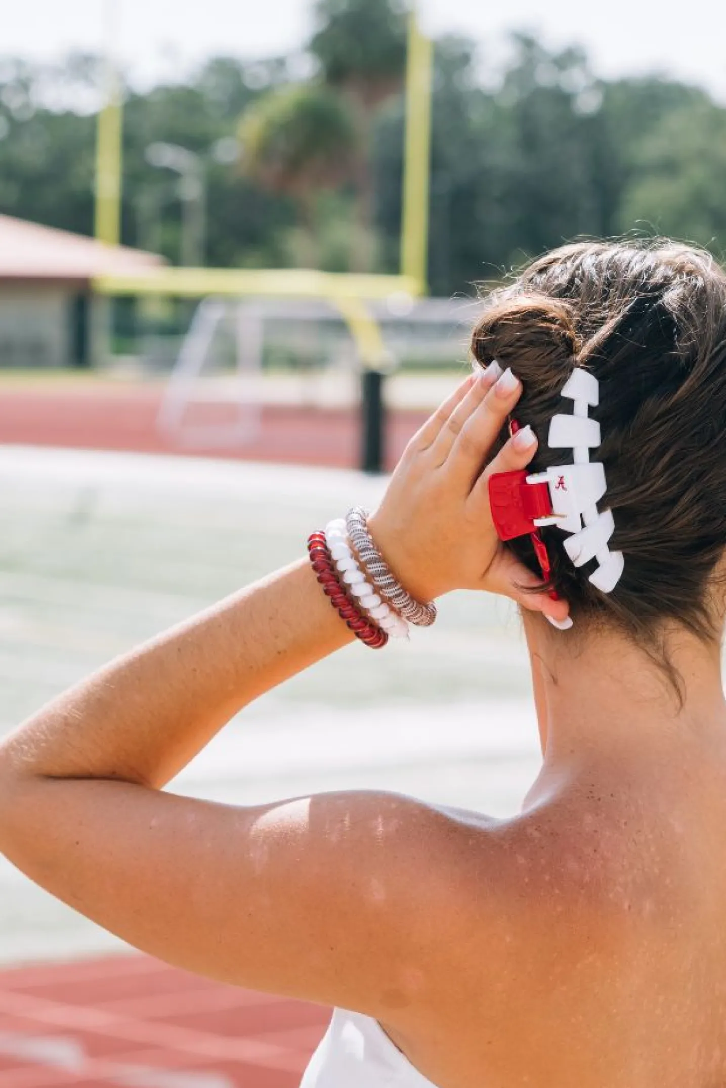 University of Alabama Large Claw Hair Clip