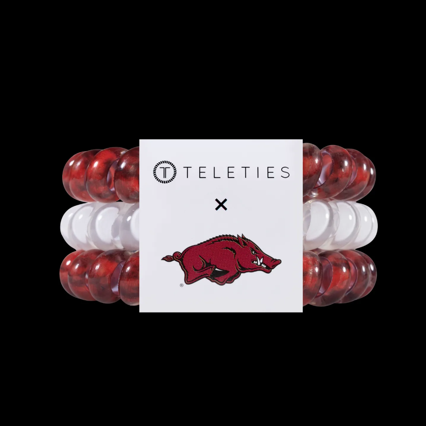 University of Arkansas Large Hair Ties