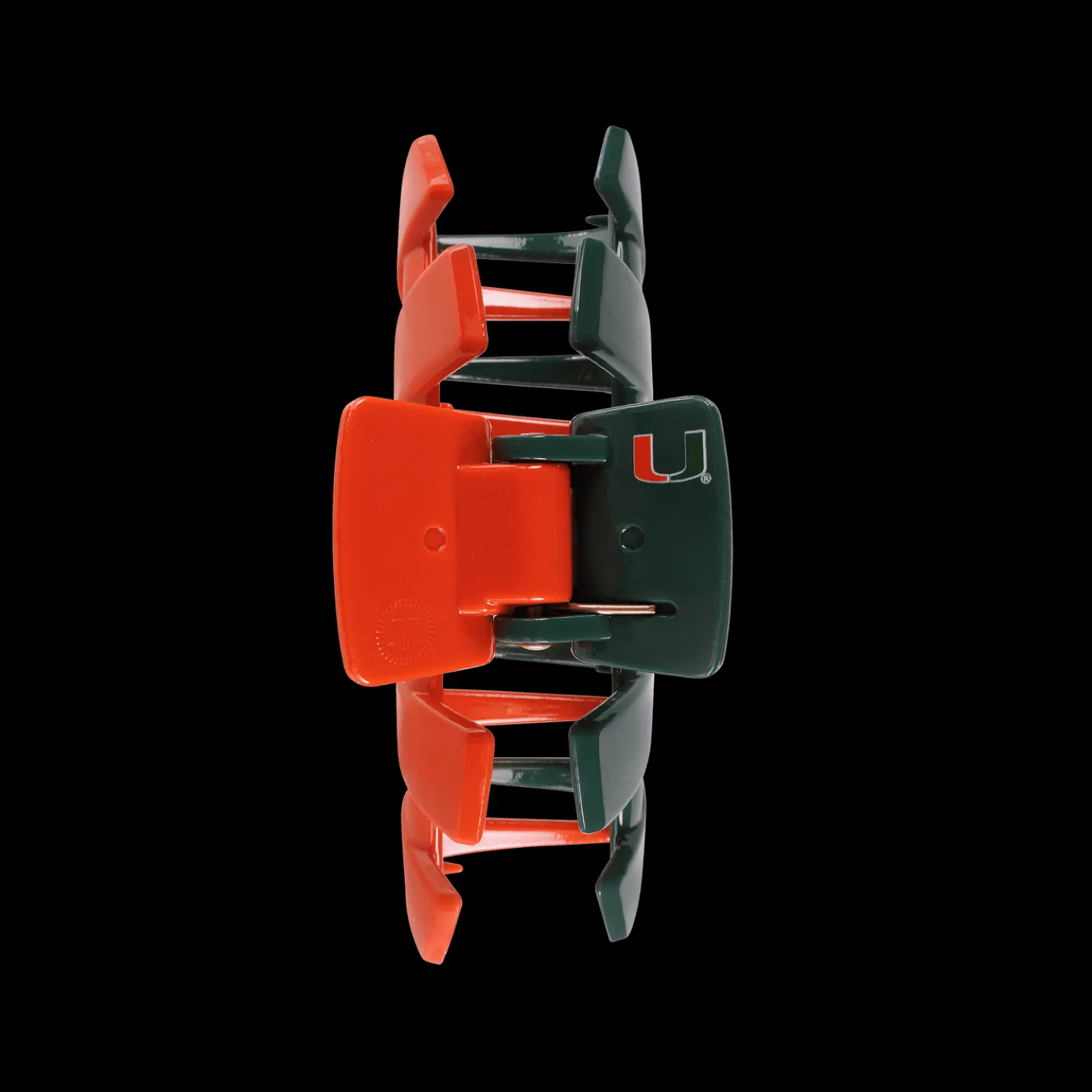 University of Miami Large Claw Hair Clip