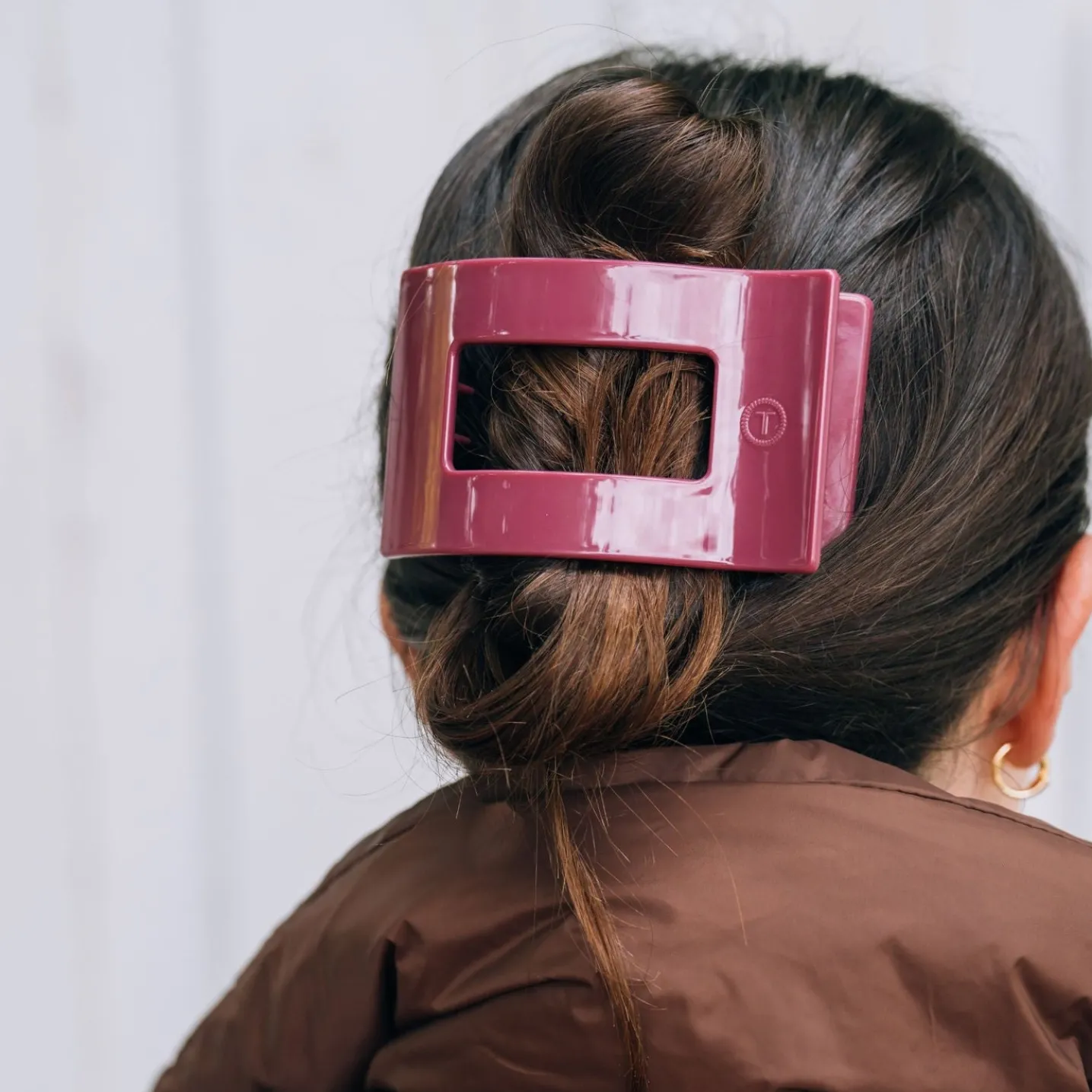 Wild Side Large Flat Rectangle Hair Clip