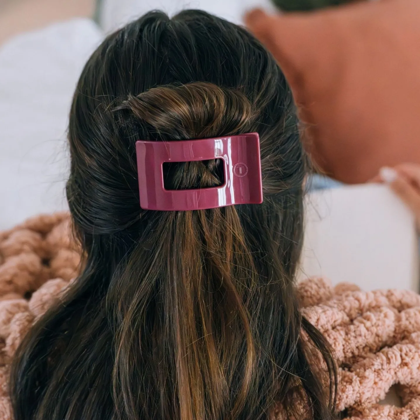 Wild Side Medium Flat Rectangle Hair Clip